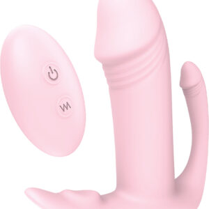 Dream Toys: Vibes of Love, Rechargeable Remote Tri-Pleasurer, rosa