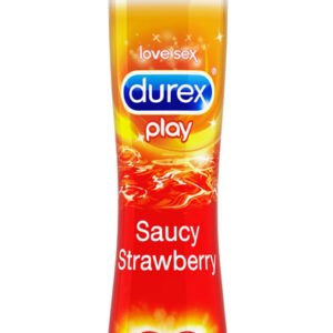 Durex Play Saucy Strawberry 50 ml Glidmedel med jordgubbssmak