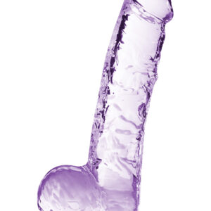 Naturally Yours: Crystalline Dildo, 15 cm, lila