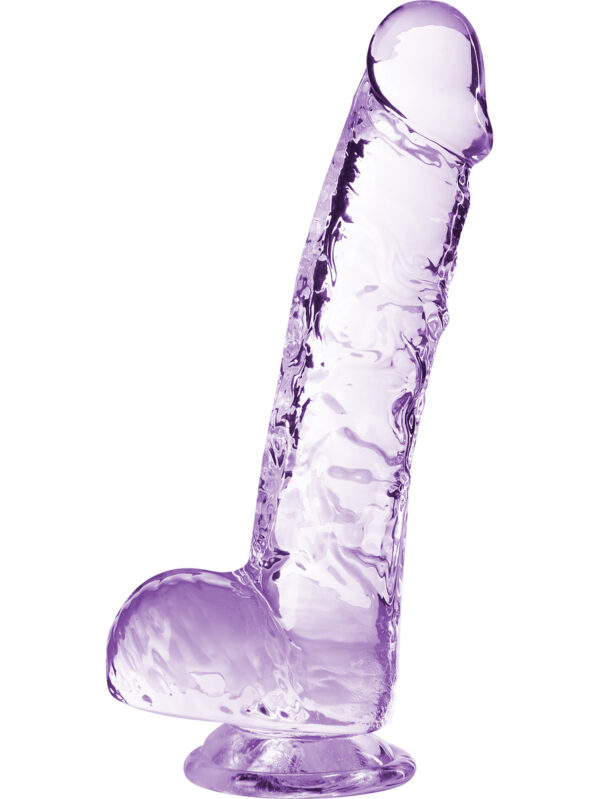 Naturally Yours: Crystalline Dildo, 15 cm, lila