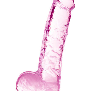 Naturally Yours: Crystalline Dildo, 15 cm, rosa