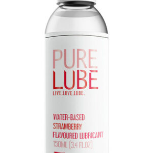 Pure Lube Strawberry Flavoured Lubricant 150 ml Glidmedel med jordgubbssmak