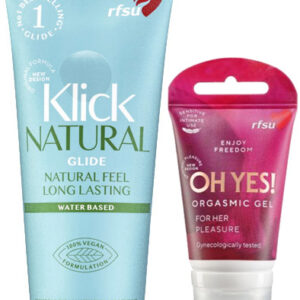 RFSU Oh Yes Orgasm Gel + RFSU Klick Glidmedel Paketerbjudande