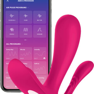 Satisfyer Connect: Top Secret +, Wearable Vibrator, rosa