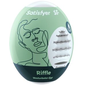 Satisfyer Masturbator Egg Riffle Runkägg