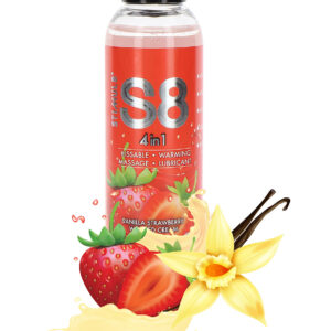 Stimul8: S8 4-in-1 Dessert Lube, Vanilla/Strawberry, 125 ml