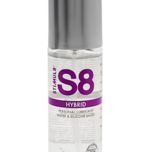 Stimul8: S8 Hybrid, Water & Silicone Based Lubricant, 125 ml