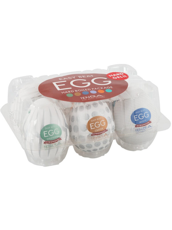 Tenga: Easy Beat Egg, Hard Boiled Package, 6-pack