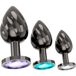 Anos: Metal Butt Plug Diamond Set