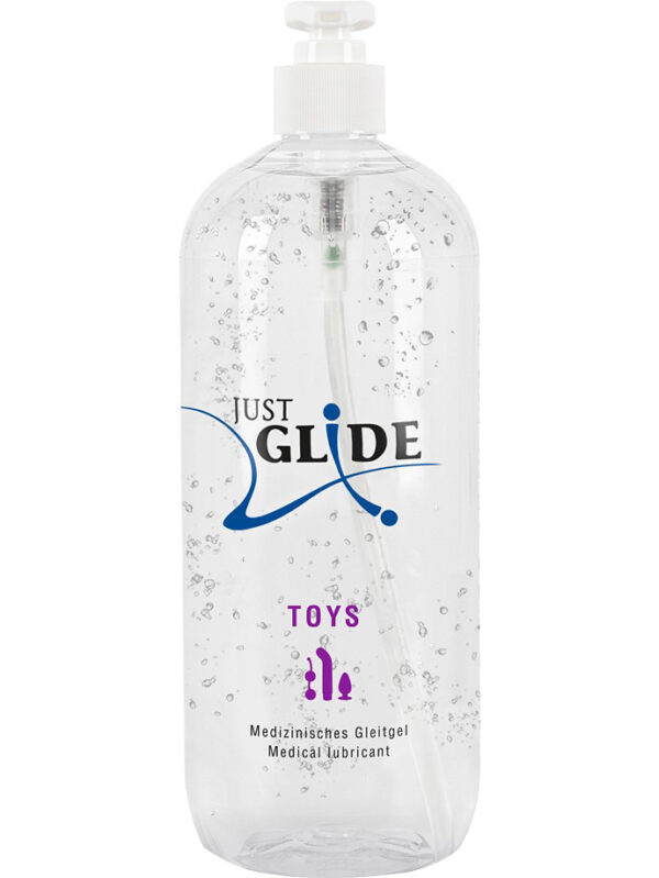 Just Glide: Toy, Vattenbaserat Glidmedel, 1000 ml