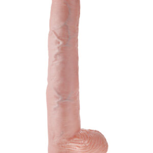 King Cock: Cock with Balls, 38 cm, ljus