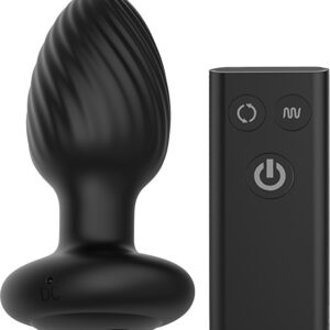 Nexus: Tornado Rotating & Vibrating Butt Plug, large