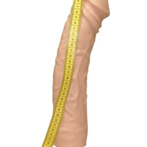 Queeny Love: Giant Lover Dildovibrator, 33 cm, ljus