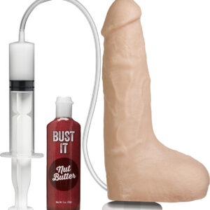 Doc Johnson: Bust It, Squirting Realistic Cock, 21 cm, ljus