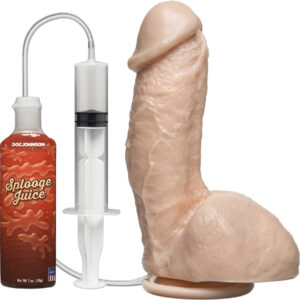 Doc Johnson: Squirting Realistic Cock, 19 cm, ljus