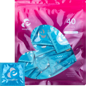 EasyGlide: Extra Thin Condoms, 40-pack