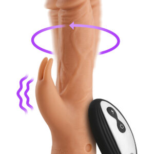 Femmefunn: Turbo Rabbit, Rotating Rabbit Vibrator with Remote