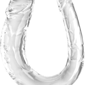 King Cock Clear: Medium Double Trouble, 33 cm