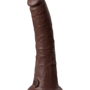 King Cock Elite: Dual Density Silicone Cock, 21 cm, mörk