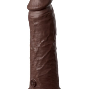 King Cock Elite: Dual Density Silicone Cock, 22 cm, mörk