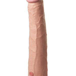 King Cock Elite: Dual Density Silicone Cock, 27 cm, ljus