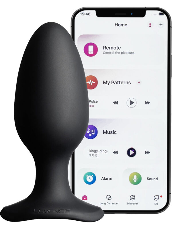 Lovense: Hush 2, Bluetooth Butt Plug, Large