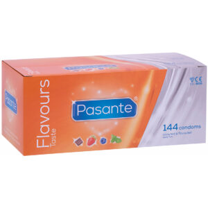 Pasante Flavours Taste: Kondomer, 144-pack