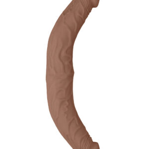 RealRock Skin: Double Dong, 36 cm, brun