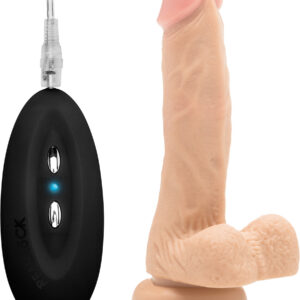 RealRock: Vibrating Realistic Cock, 18 cm, ljus