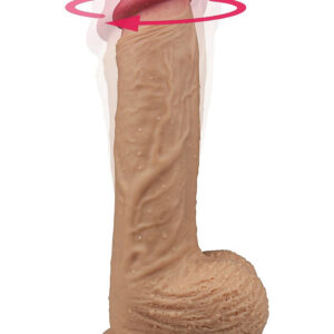 LoveToy: Liam, Silicone Rotating Cock with Vibration, 22 cm