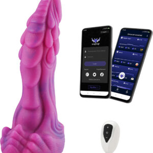 Wildolo: Fantasy Nessie Dildo Vibrator with App, 21 cm