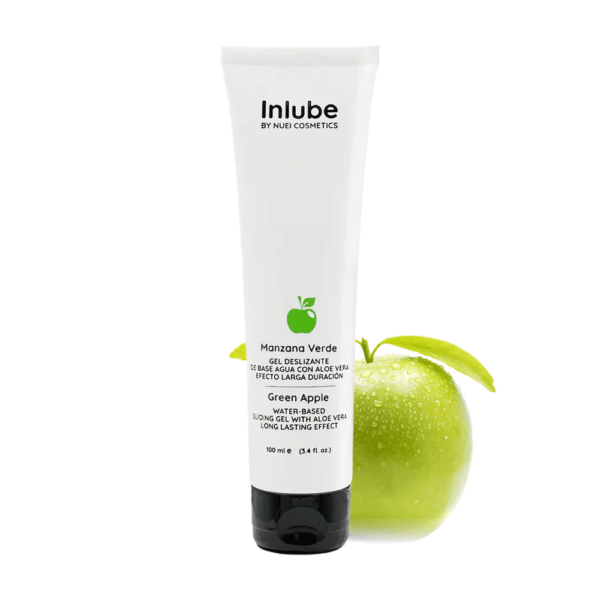 NUEI Vattenbaserat Smaksatt Glidmedel Green Apple 100ml