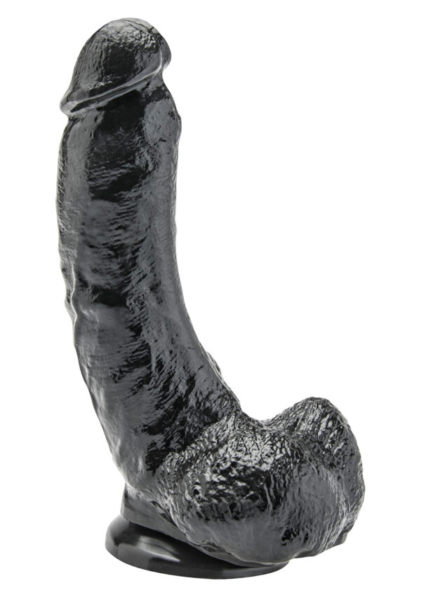 COCK 8 INCH W/ BALLS BLACK