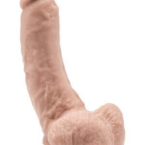 COCK 8 INCH W/ BALLS FLESH