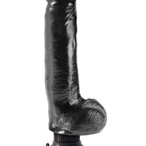 Cock With Balls 9 Inch Black