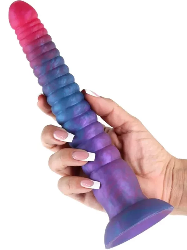 Colours Stacked Dildo Pink/Blue 23 cm Fantasy dildo