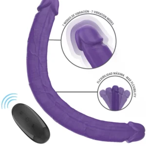 Gunter Dildo Double Vibrator Remote Control Dubbeldildo med vibrator