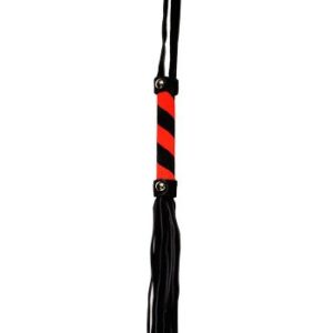 Mon Amie Suede Whip Short Black/Red