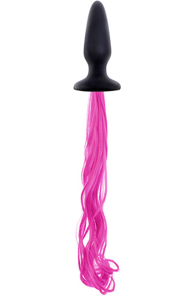 NS Novelties Unicorn Tails Butt Plug Pink Analplugg med svans