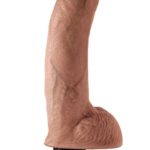 Pipedream Vibrating Cock With Balls Tan 23cm Dildo med vibrator