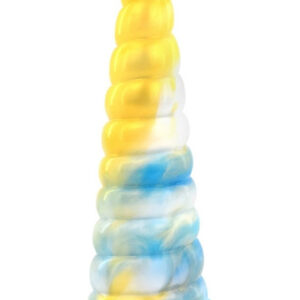 Plug Korn Gold-Blue 25 cm Dragon dildo