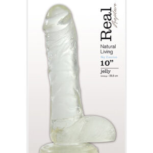 Real Rapture Jelly Dildo Clear 25,5 cm