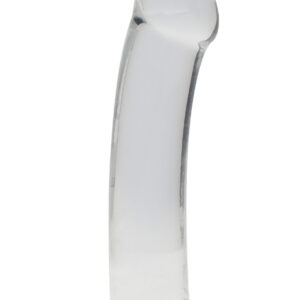 RealRock: Crystal Clear Non Realistic Dildo, 17 cm