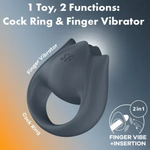 Satisfyer Perfect Pair 2 Penisring med vibrator