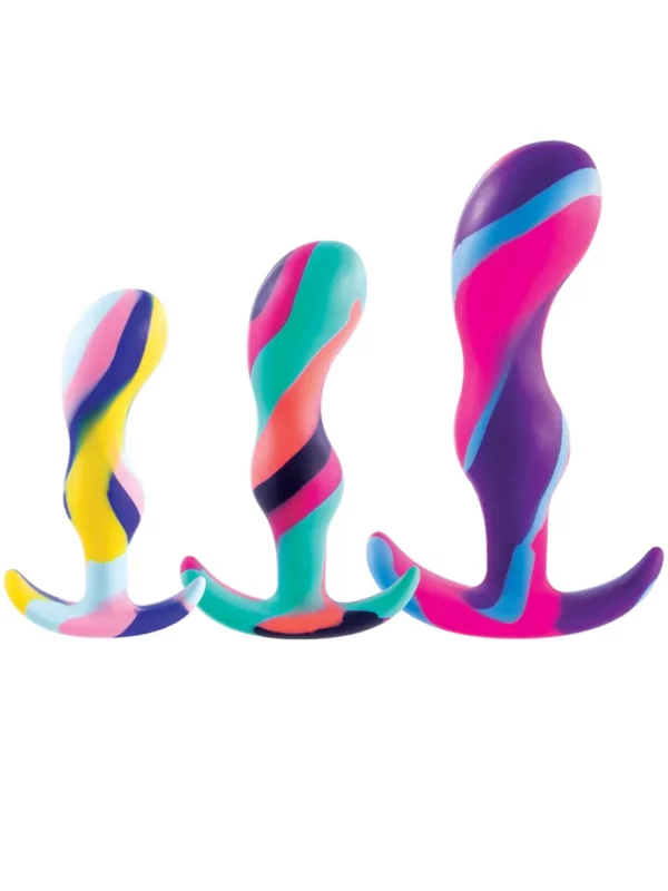 Silicone Butt Plug Training Kit Analpluggar paket