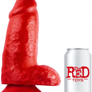 The Red Toys Po XXL Dildo Red 25 cm XXL dildo