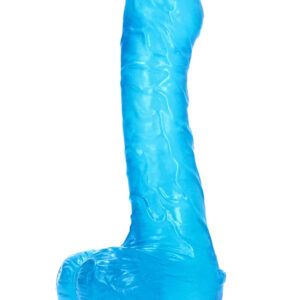 Toyz4Lovers: Made in Italy, Jelly Eros Realistic Dildo, 18.5 cm, blå