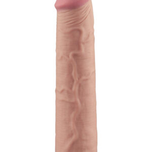LoveToy: Real Softee, Silicone Vibrating Dildo, 24 cm