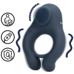 Loveline Vibrating Cockring with Clitoris Stimulation