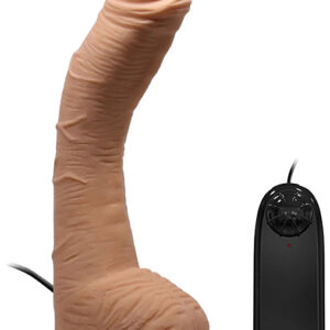 Beautiful Alex: Realistisk Dildovibrator med Sugpropp, 28 cm, ljus